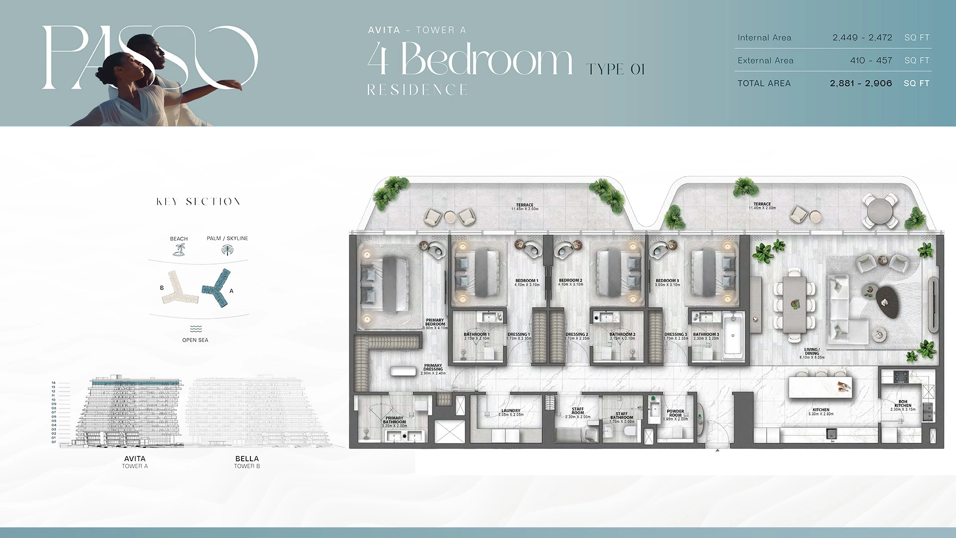 4 BR - Type A